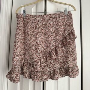 Princess Polly Floral Mini Skirt | size: 8